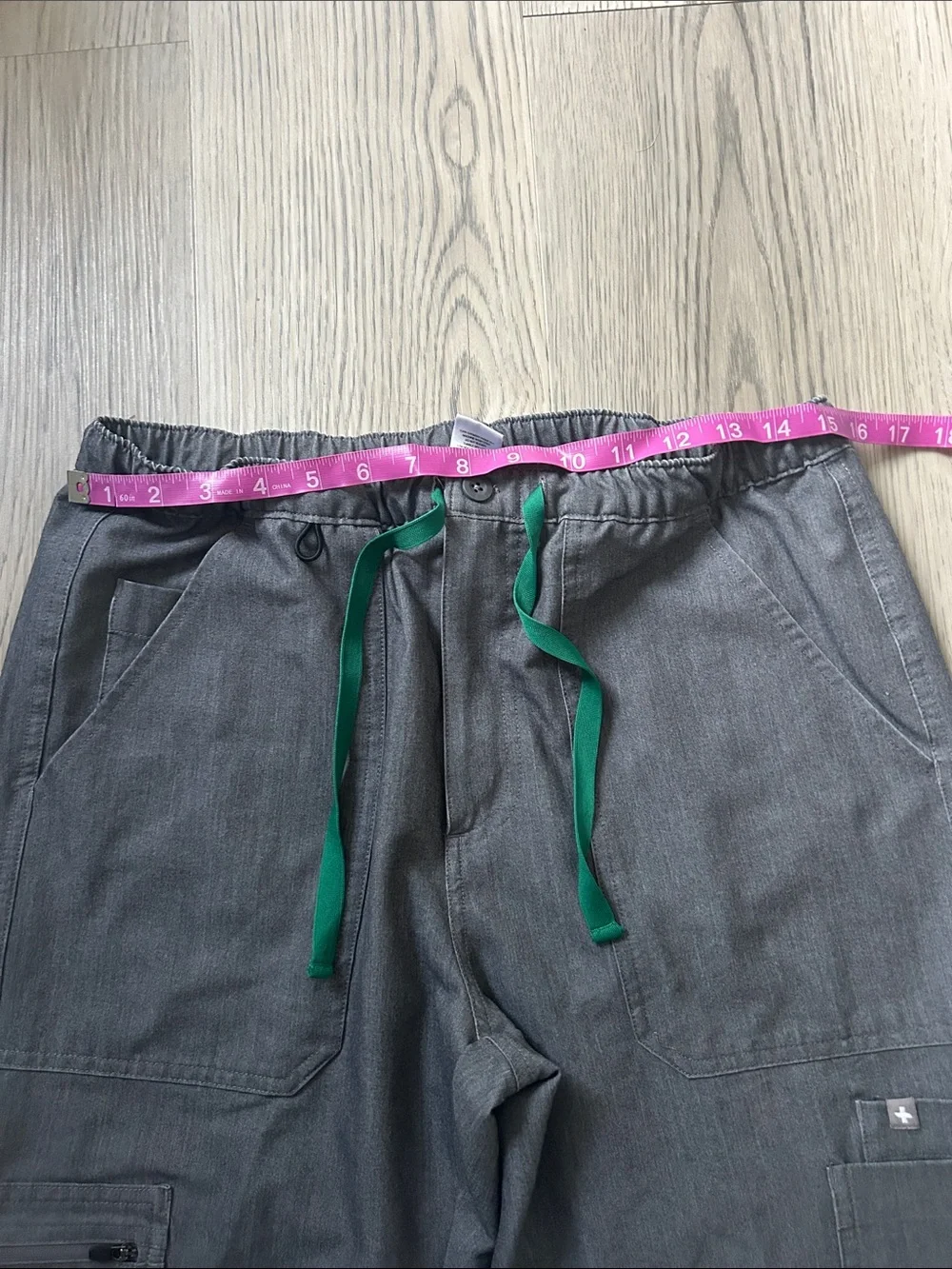 Figs Cairo Straight Leg Scrub Pants Graphite Gray Men’s Size Medium